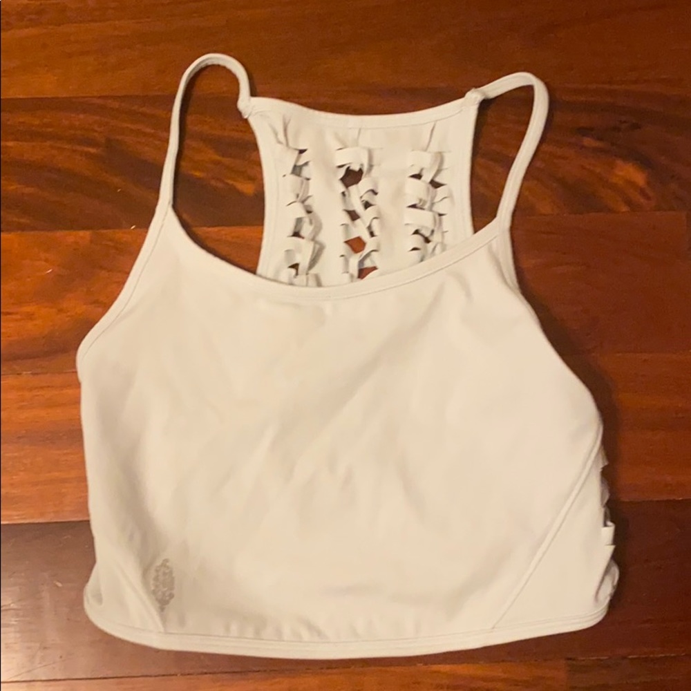 Free people movement light blue top